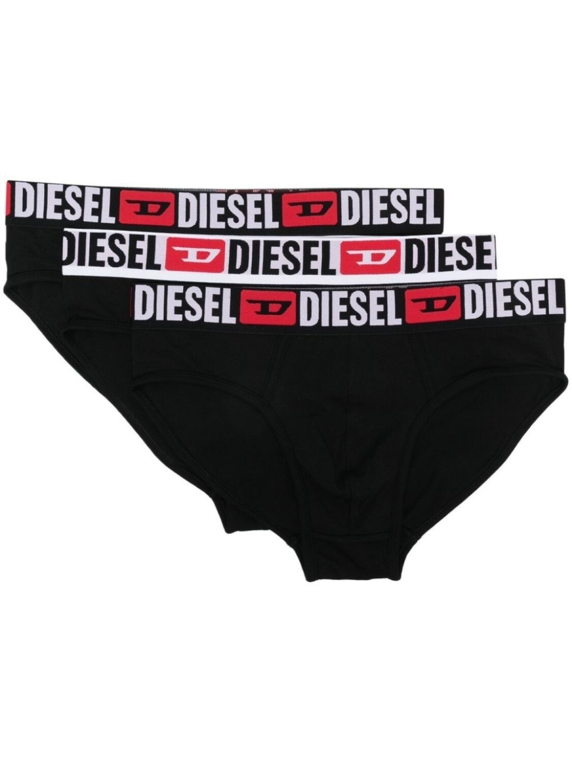 

Diesel комплект из трех трусов-брифов Umbr-Andre, черный