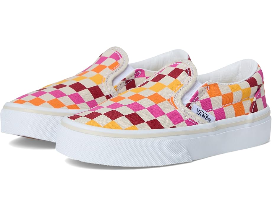 

Кроссовки Vans Kids Classic Slip-On, цвет Retro Rainbow Checkerboard