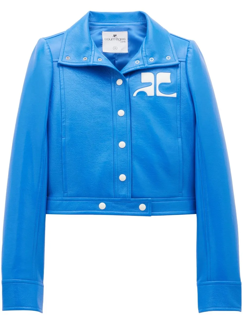 

Виниловая куртка Reedition Courrèges, синий