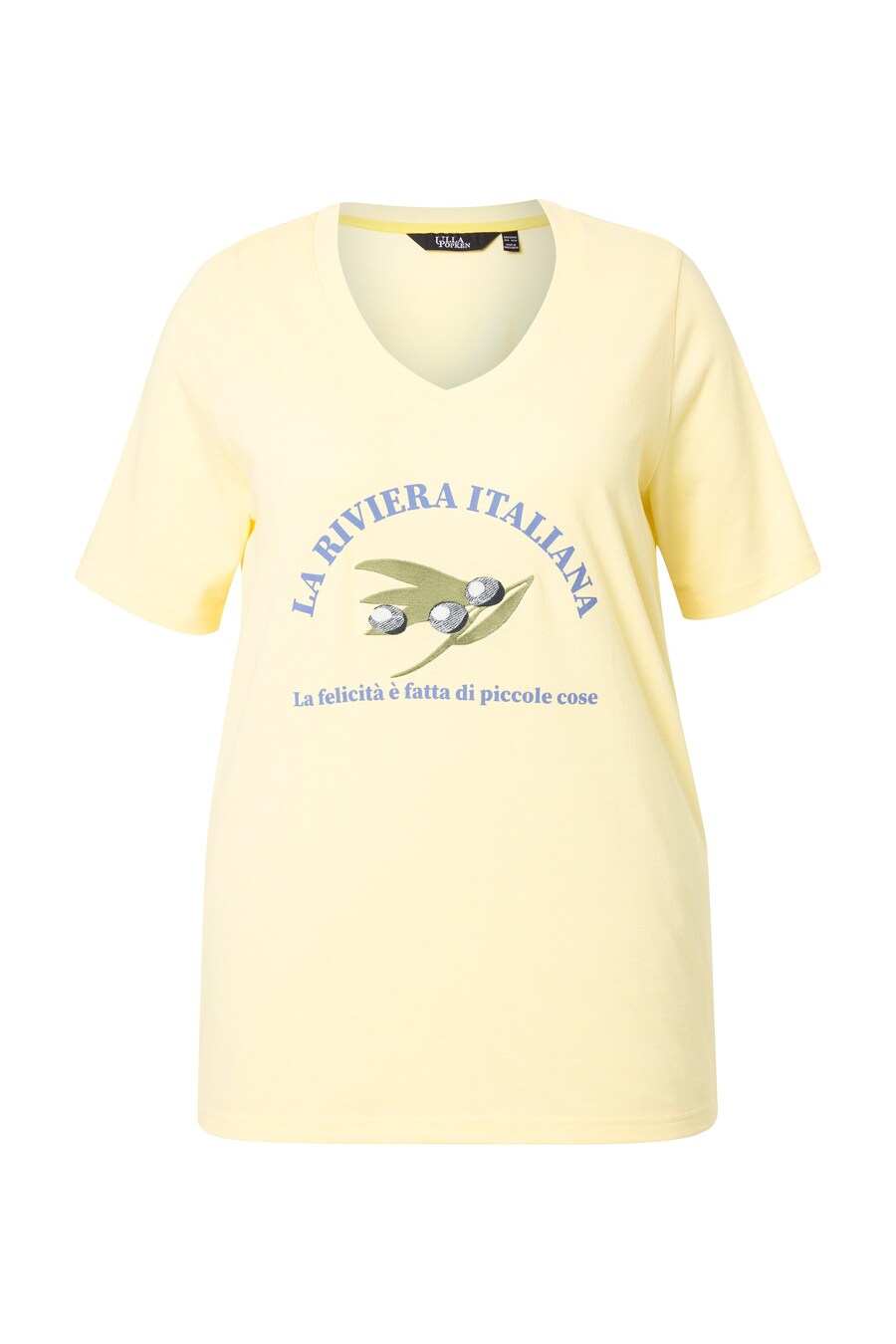 

Рубашка Ulla Popken, цвет Light yellow