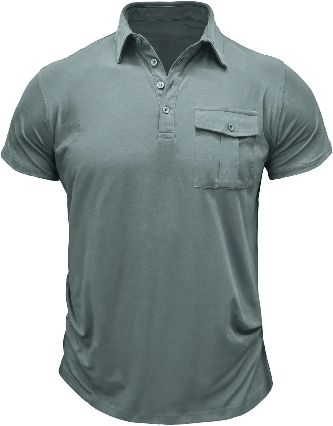 

Мужская футболка-поло с коротким рукавом, Regular-Fit, легкая