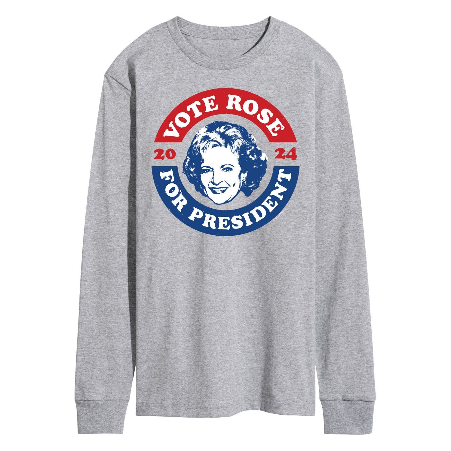 

Мужская футболка Golden Girls President Rose с длинными рукавами Licensed Character
