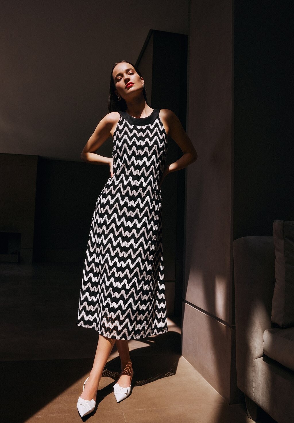 

Трикотажное платье NECKHOLDER OHNE ARM Betty & Co, черный
