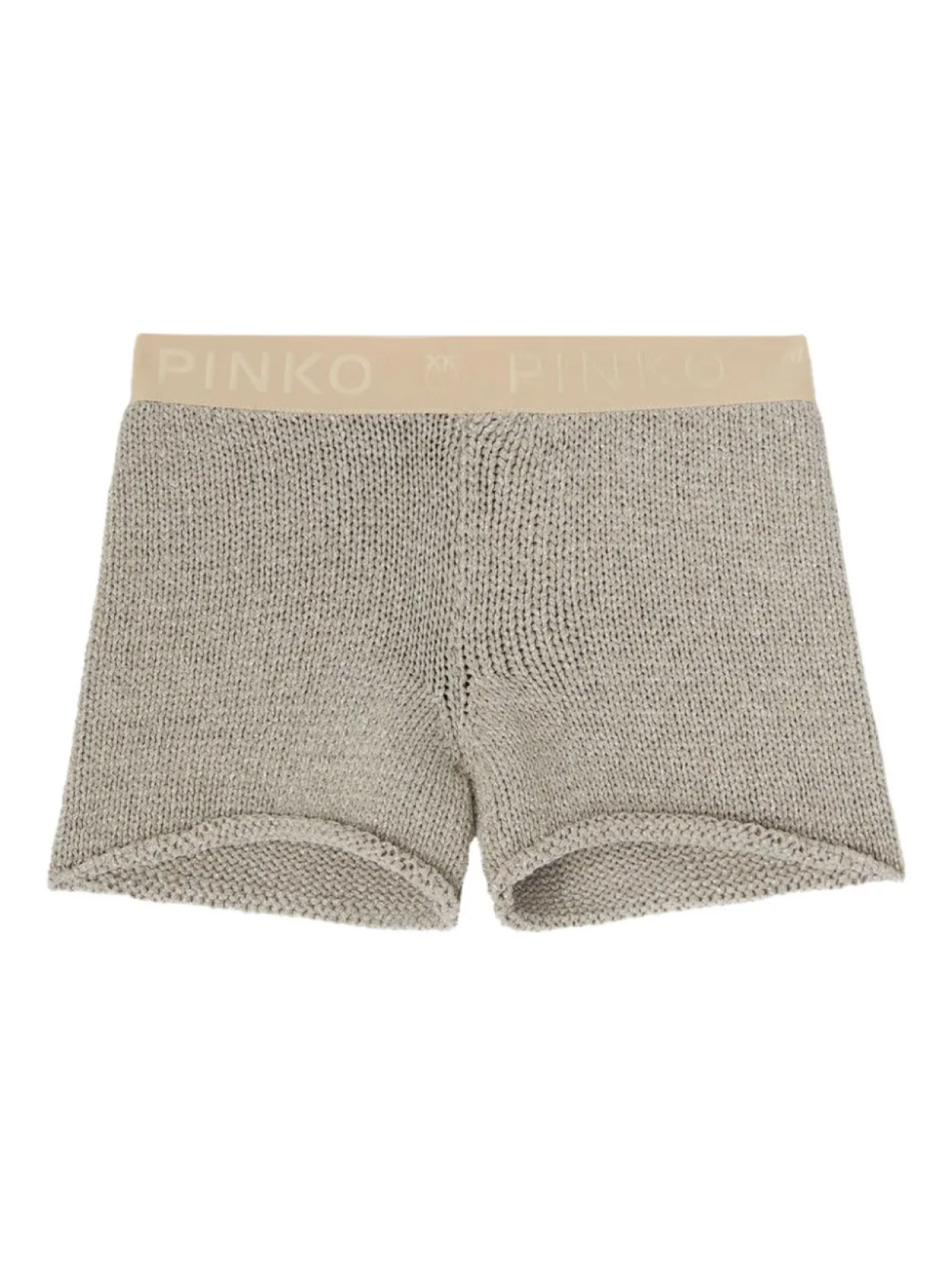 

PINKO шорты в технике кроше, нейтральный