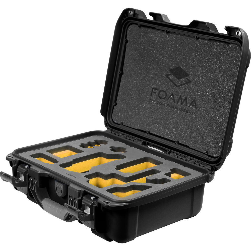 

Жесткий чехол Foama Carry-On с пенопластовой вставкой для Sony FX-3 (черный/желтый, 16 л)