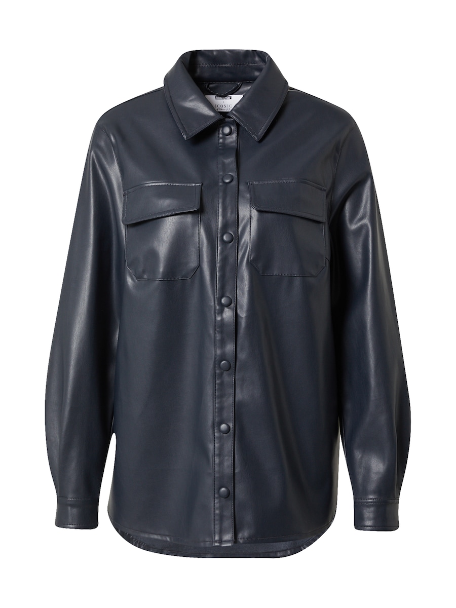 

Блуза ABOUT YOU x Iconic by Tatiana Kucharova Mina, синий