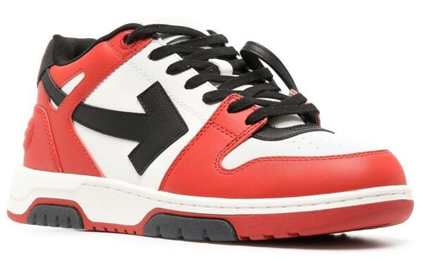 Кроссовки out of office low sneaker 'red white black' Off-White, красный — фото 2