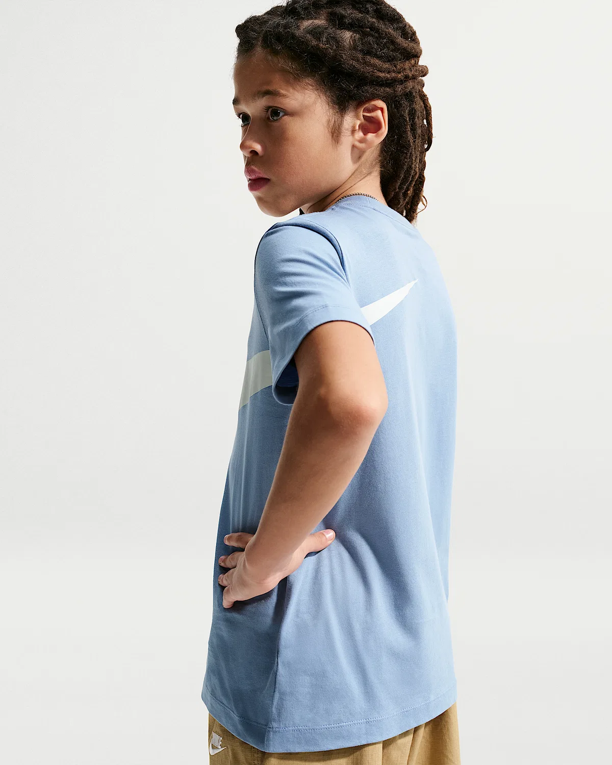 Детская футболка Nike Sportswear Club, Work Blue — фото 2