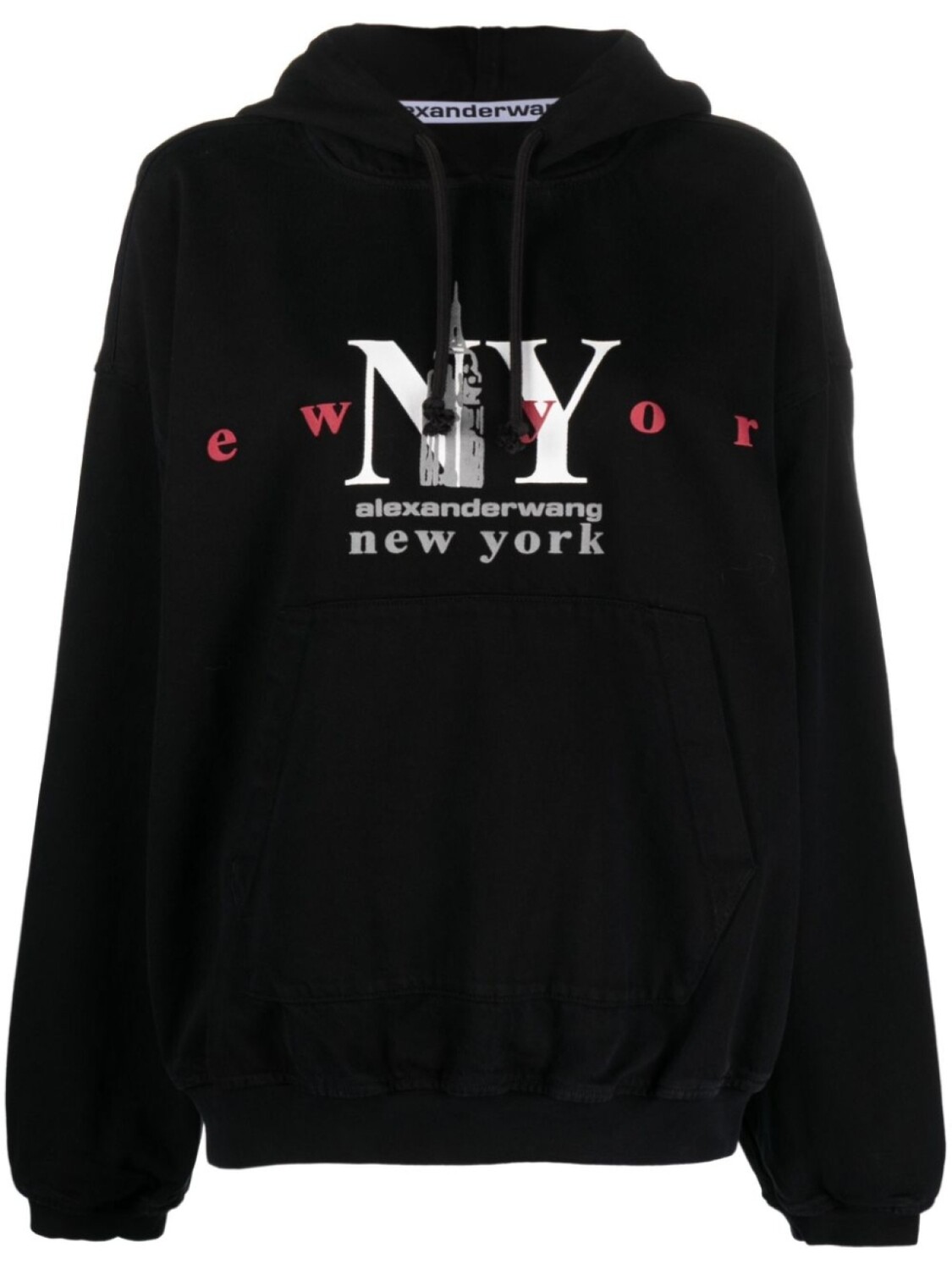 

Alexander Wang худи с логотипом, черный