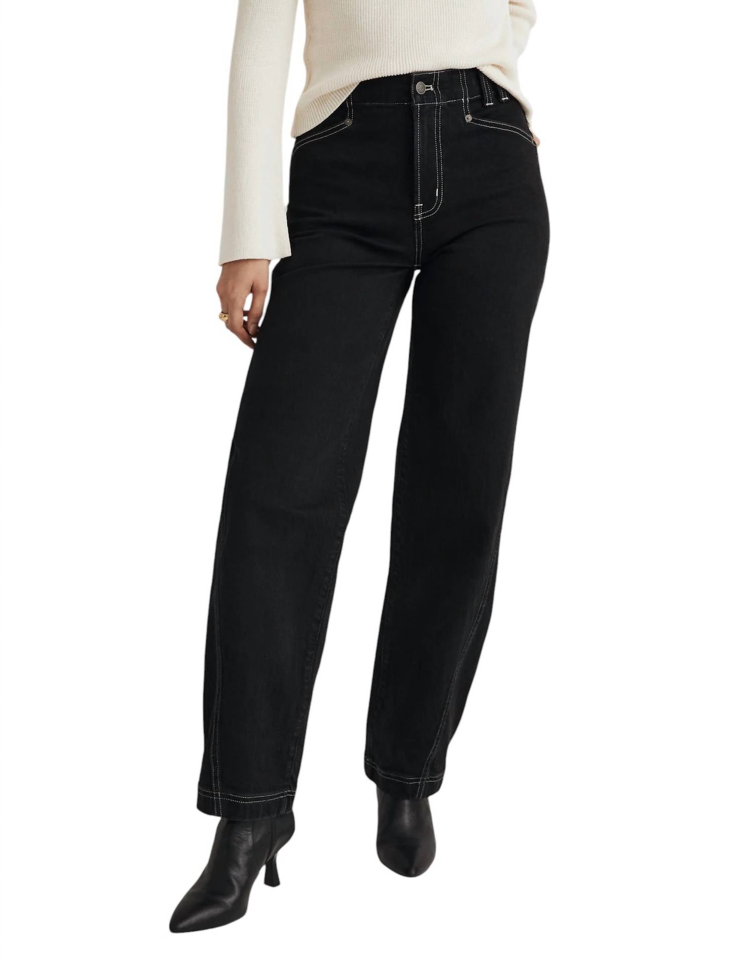 

Идеальные винтажные джинсы Wide Leg в Harmon Wash Madewell