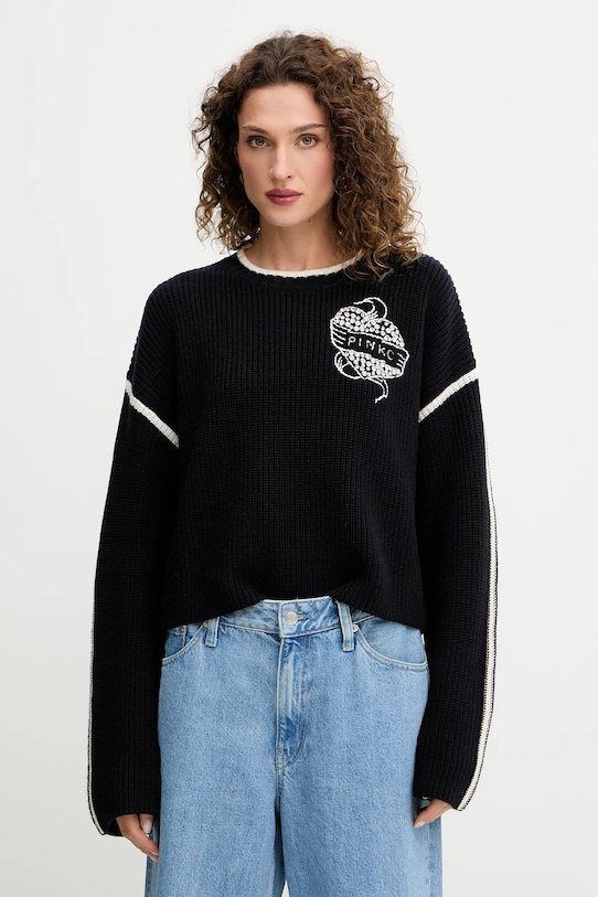 

Шерстяной свитер Pinko, синий
