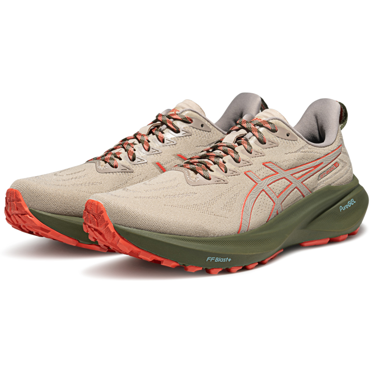 ASICS GT 2000 13 Tr Nature Bathing Бежевый Красный Снэппер Зеленый Экрю, цвет Ecru — фото 2