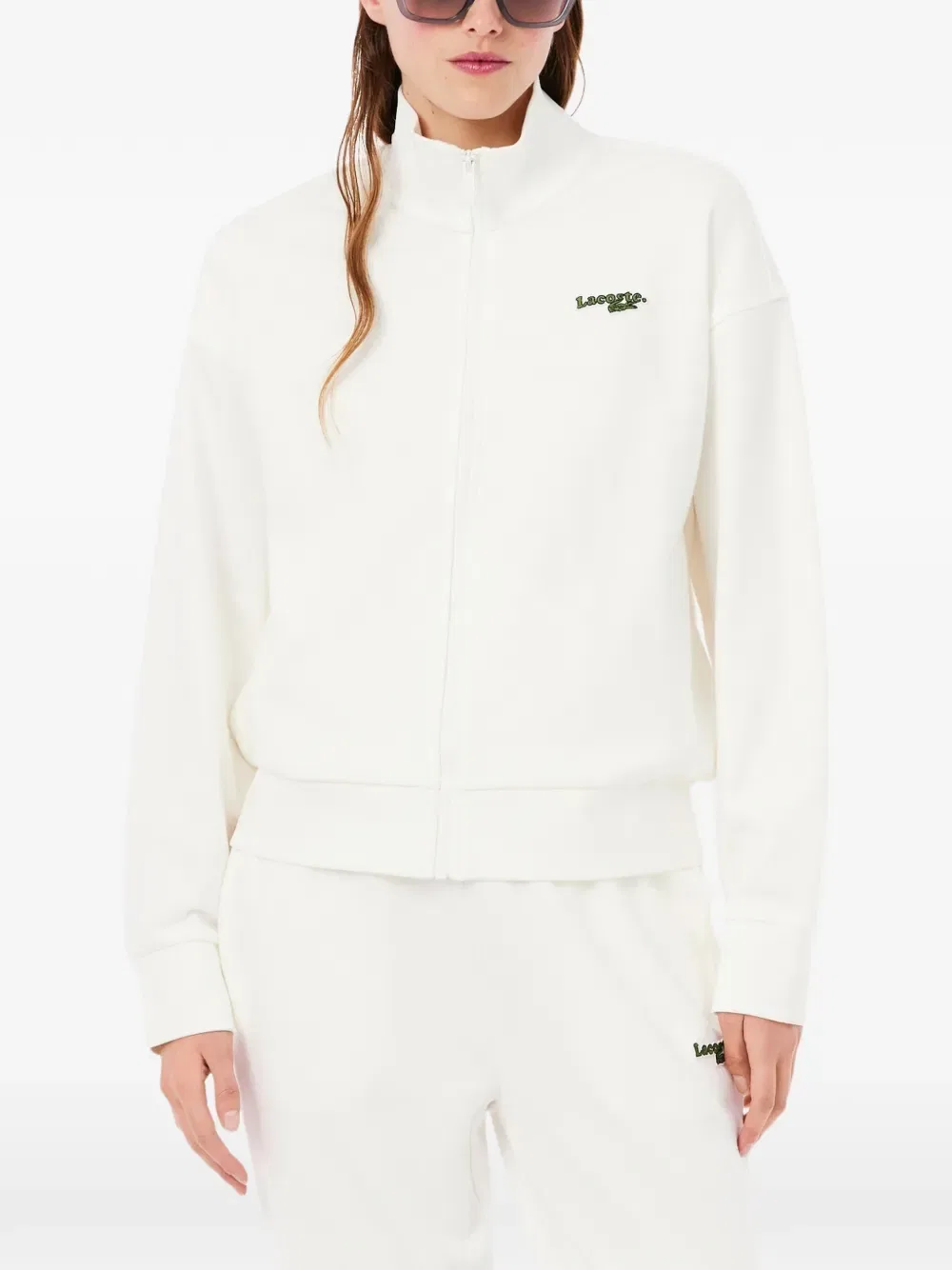 Жакет Lacoste с вышитым логотипом, белый — фото 2