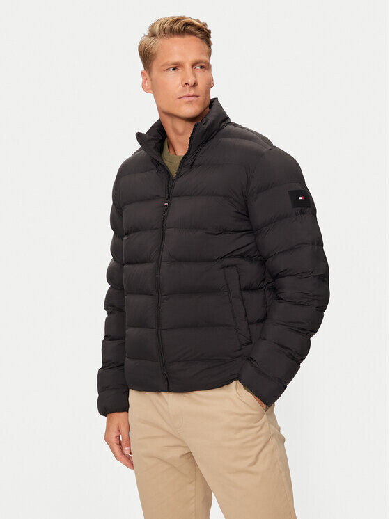 

Пуховик стандартного кроя Tommy Hilfiger, черный
