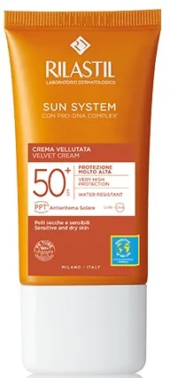 

Rilastil Sun System Ppt 50+ Бархатистый крем 50 мл Высокая защита