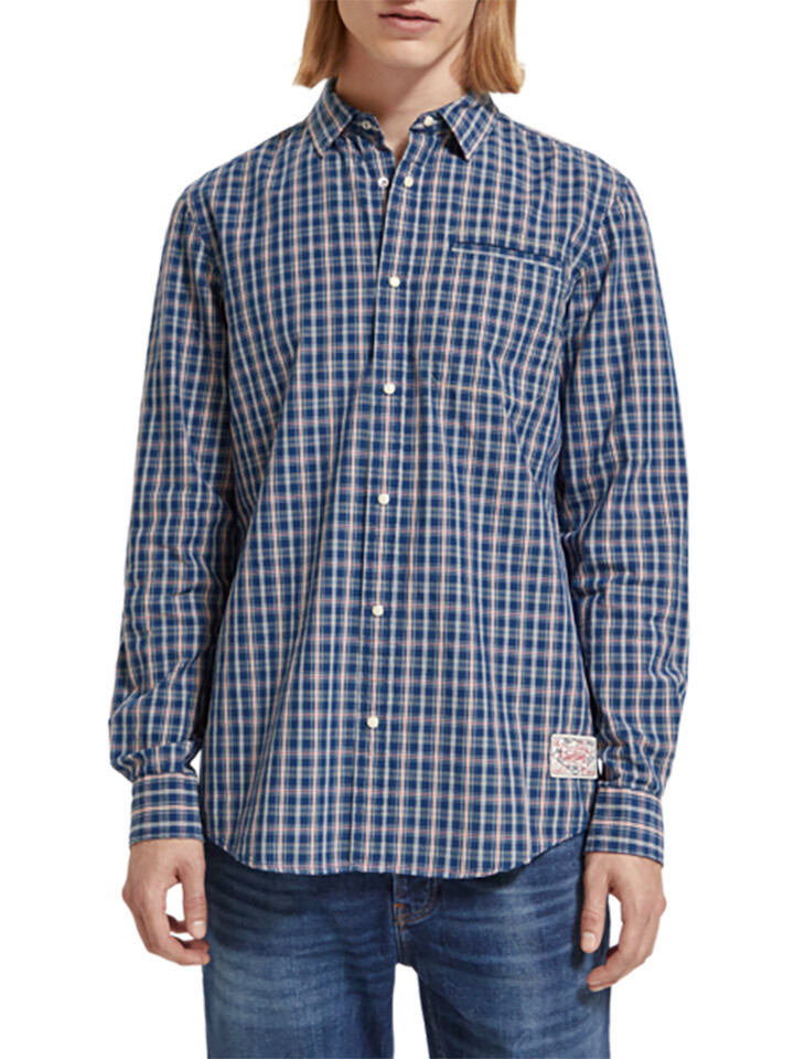 

Рубашка Scotch & Soda, синий