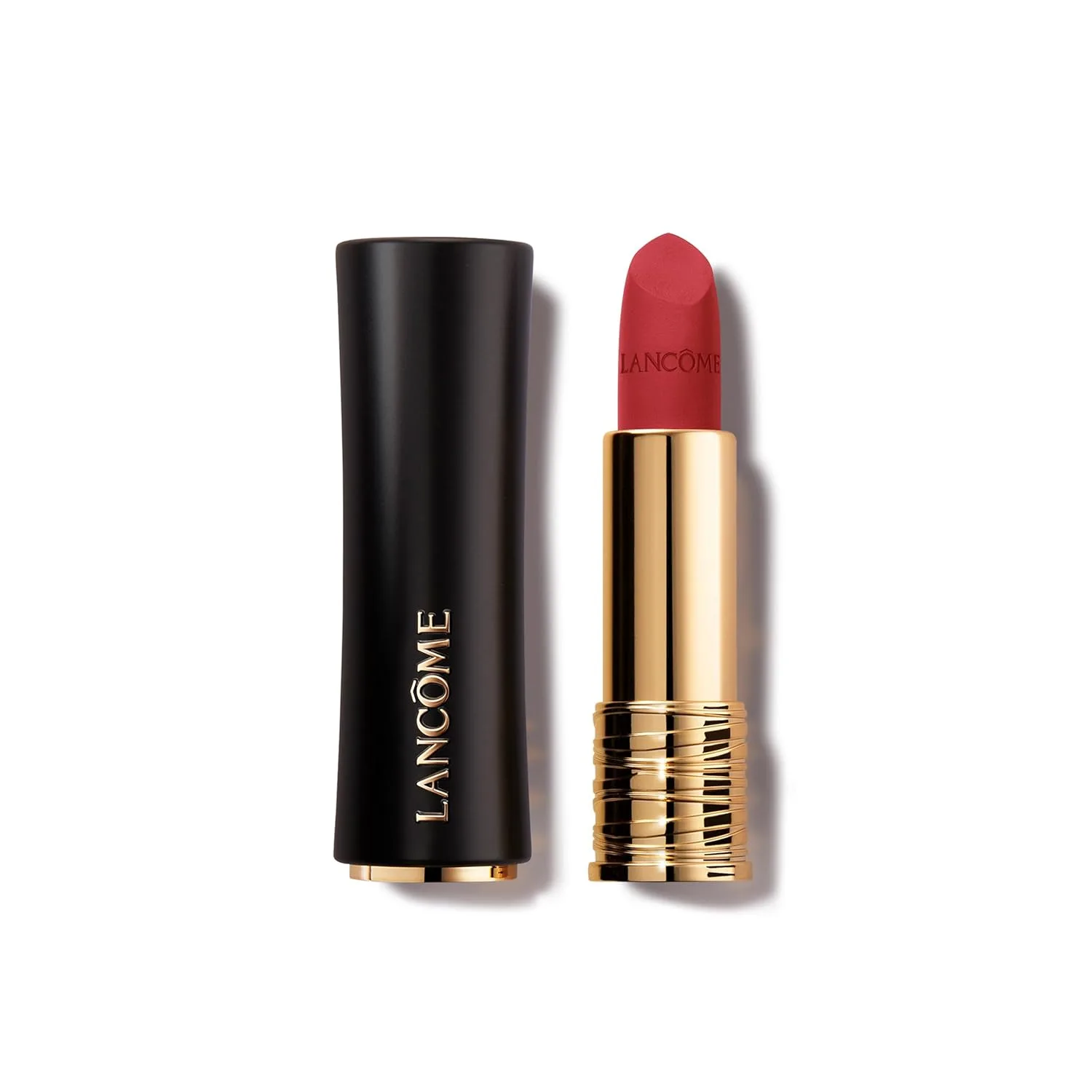 Матовая помада Lancôme L'Absolu Rouge Drama, ультраматовое покрытие, 8-часовое покрытие, керамиды, гиалуроновая кислота, экстракт розы для увлажнения и комфорта, стойкая к размазыванию., 271 Dramatically Me