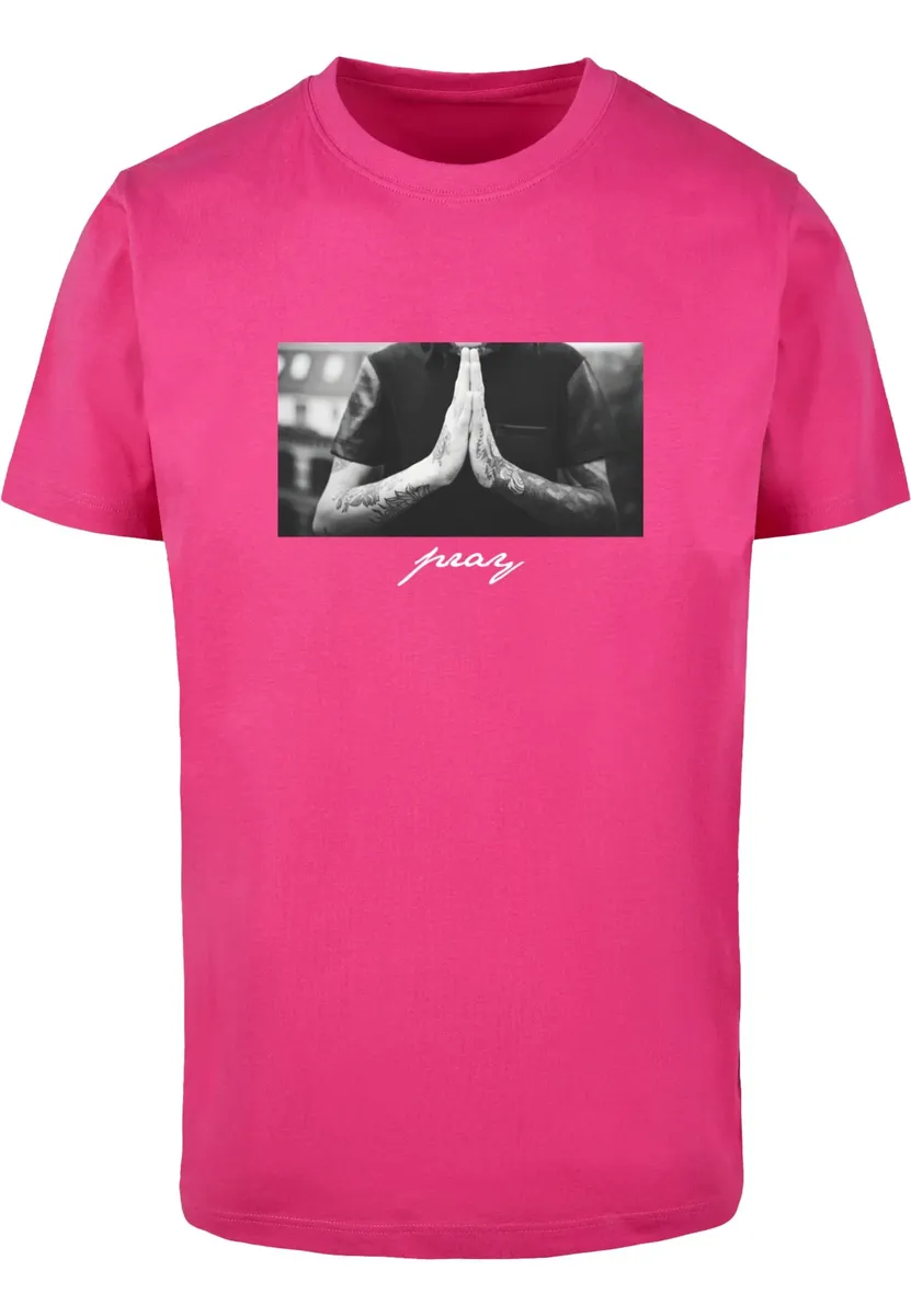 

Футболка Mister Tee "Мужская футболка Mister Tee Pray Tee" Mistertee, розовый
