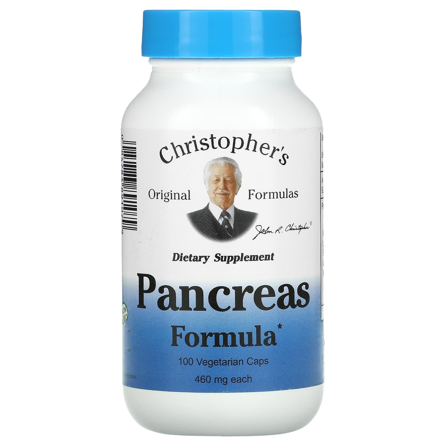 

Christopher's Original Formulas Формула для поджелудочной железы 460 мг 100 растительных капсул