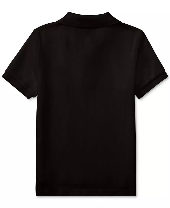 Рубашка-поло из хлопковой сетки для малышей и маленьких мальчиков Polo Ralph Lauren, черный — фото 2