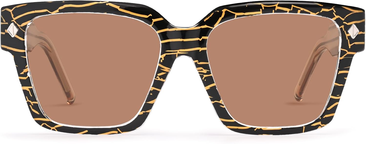 

Женские солнцезащитные очки Dollger увеличенного квадратного размера в стиле ретро 70-х годов, черепаховая оправа, большие солнцезащитные очки для женщин с защитой UV400, Brown