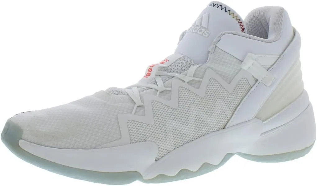 Баскетбольные кроссовки Adidas унисекс для взрослых Don Issue 2, White Solar Red White