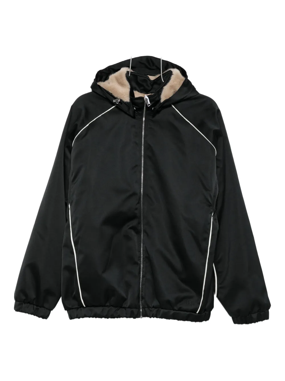 

Куртка с капюшоном и отделкой (кантом) Nº21, черный