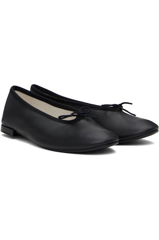Балетки Lilouh с закругленным носком Repetto, черный — фото 4