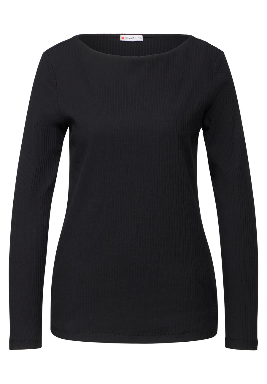 

Лонгслив STREET ONE Shirt, черный