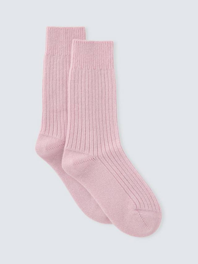 

Кашемировые постельные носки rich John Lewis, цвет Pale Pink