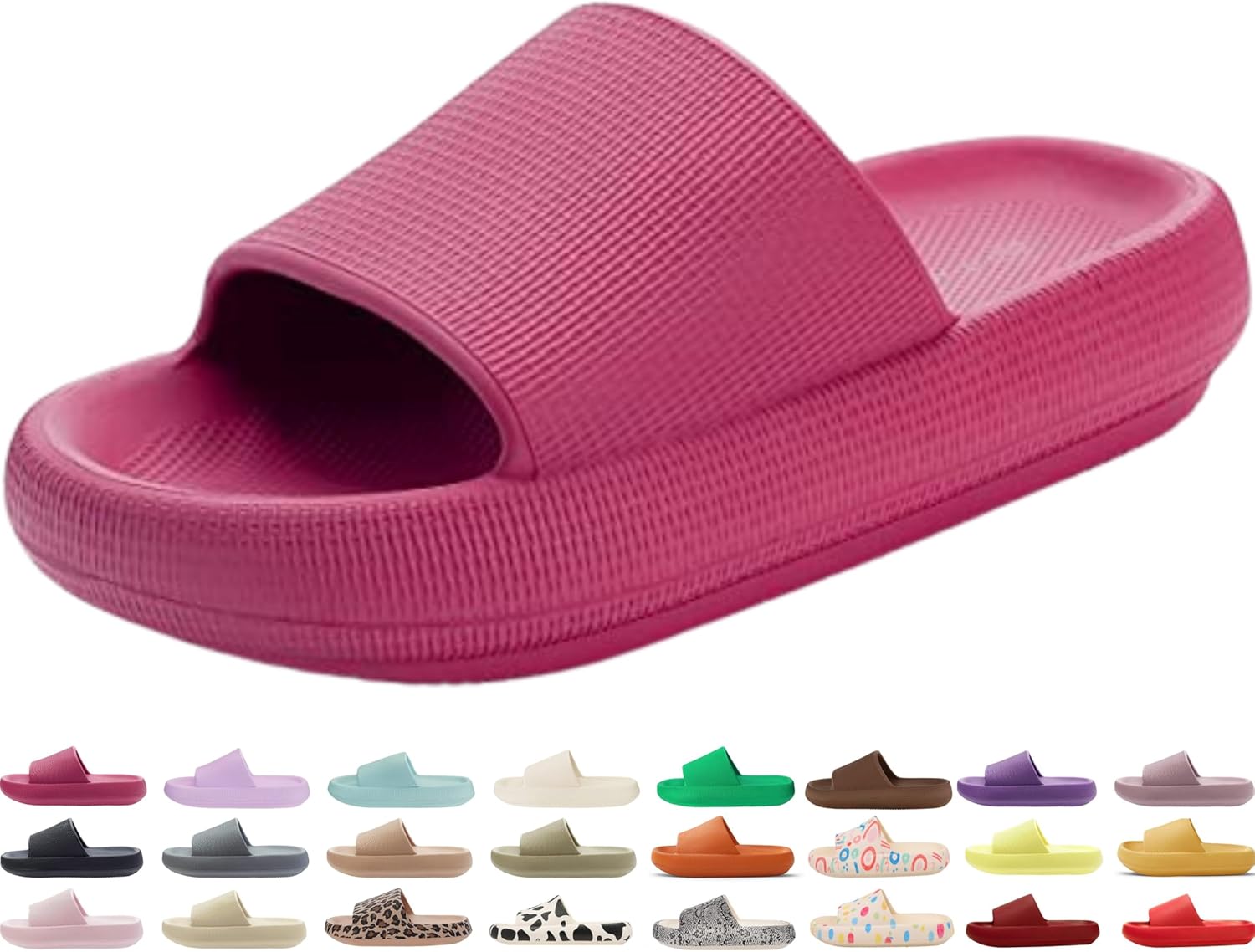 

Тапочки-подушки GARDMA для женщин и мужчин, розовый