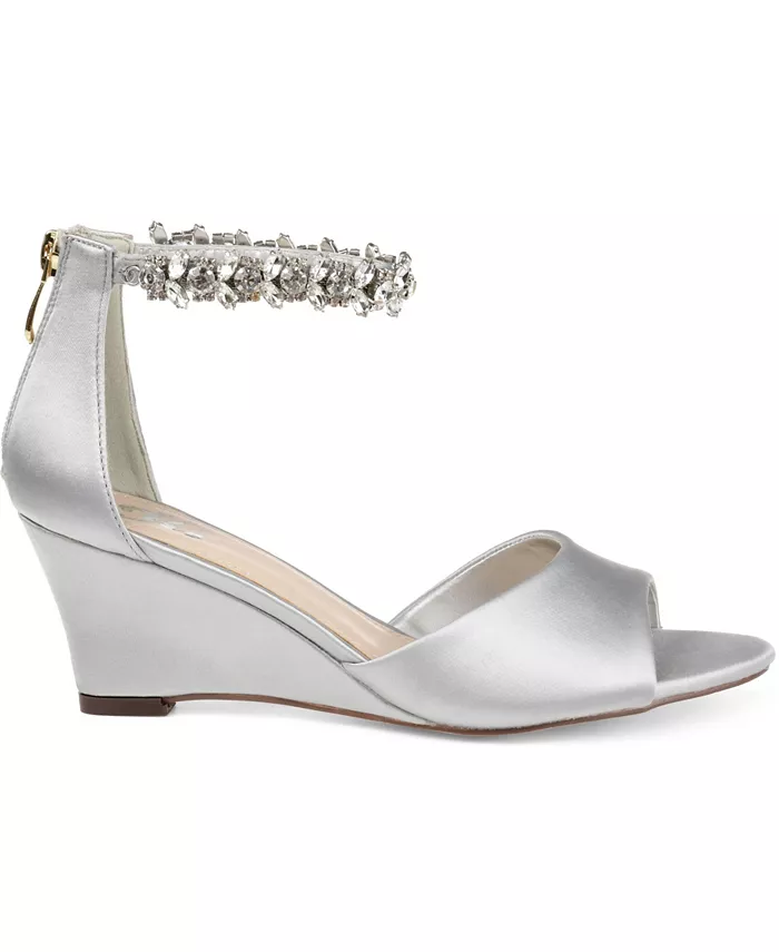 Женские босоножки Connor Wedges Journee Collection, серый — фото 2