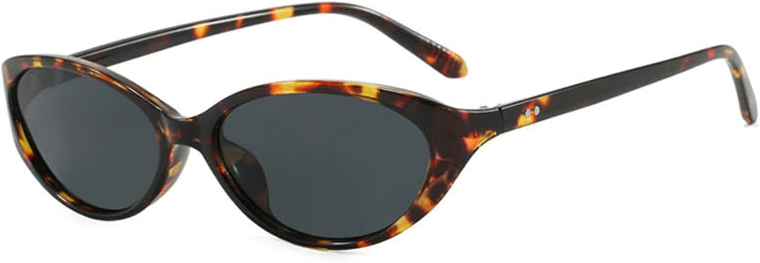 

Солнцезащитные очки Helena в маленькой оправе овальной формы для женщин, роскошные винтажные солнцезащитные очки «кошачий глаз» в стиле 90-х, модные очки с защитой от ультрафиолета UV400, C1