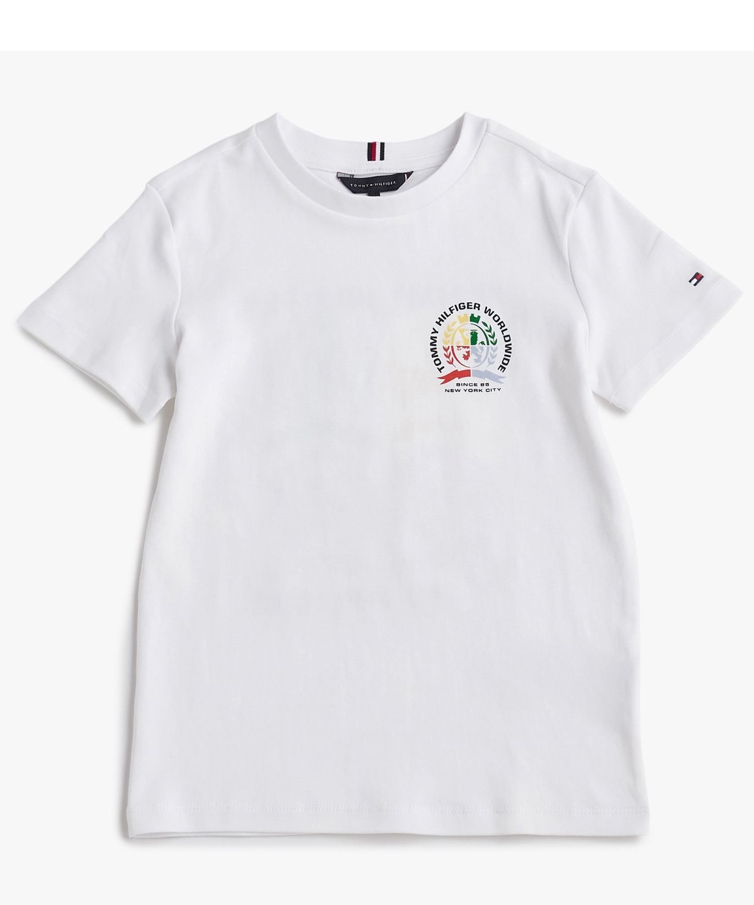 Футболка с коротким рукавом и графическим принтом TOMMY HILFIGER, White YBR