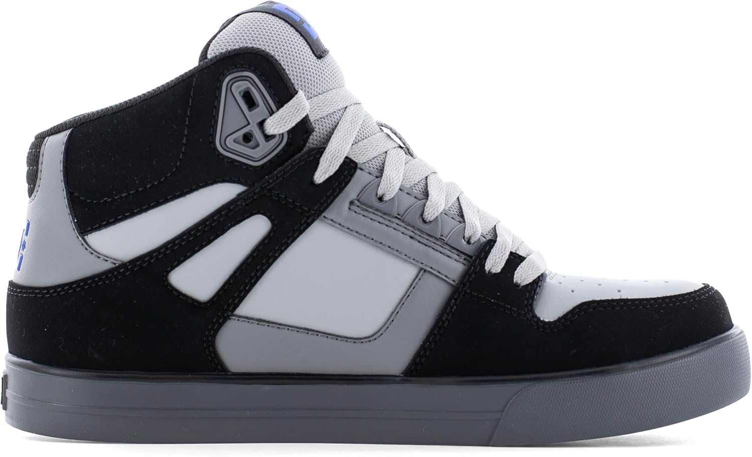 Мужские ботинки DC Mens Pure с композитным носком, черные, серые и синие — фото 3