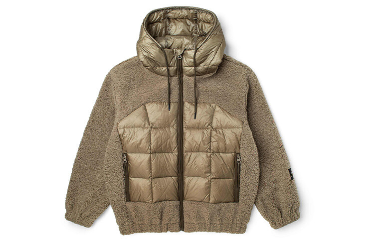 

Пуховик унисекс Kappa, цвет Stone Brown Gray - KA08