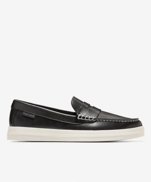 Мужские кожаные лоферы Nantucket Drift COLE HAAN чёрные