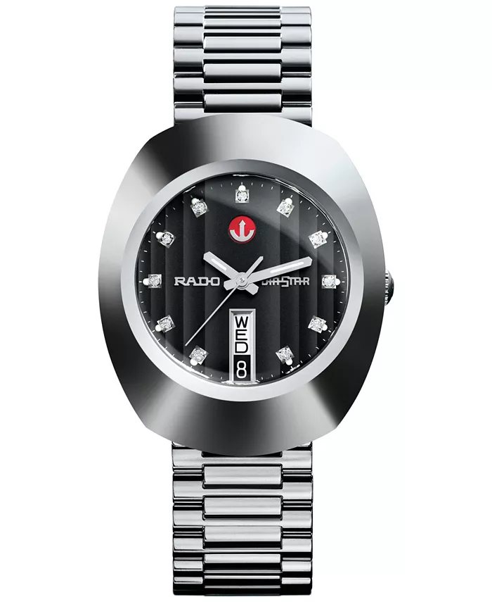 

Мужские часы DiaStar Original Silver на стальном браслете Rado, серебряный