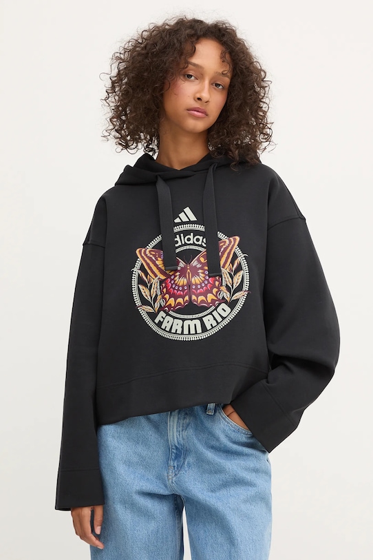 

Толстовка x Farm Rio Adidas, черный