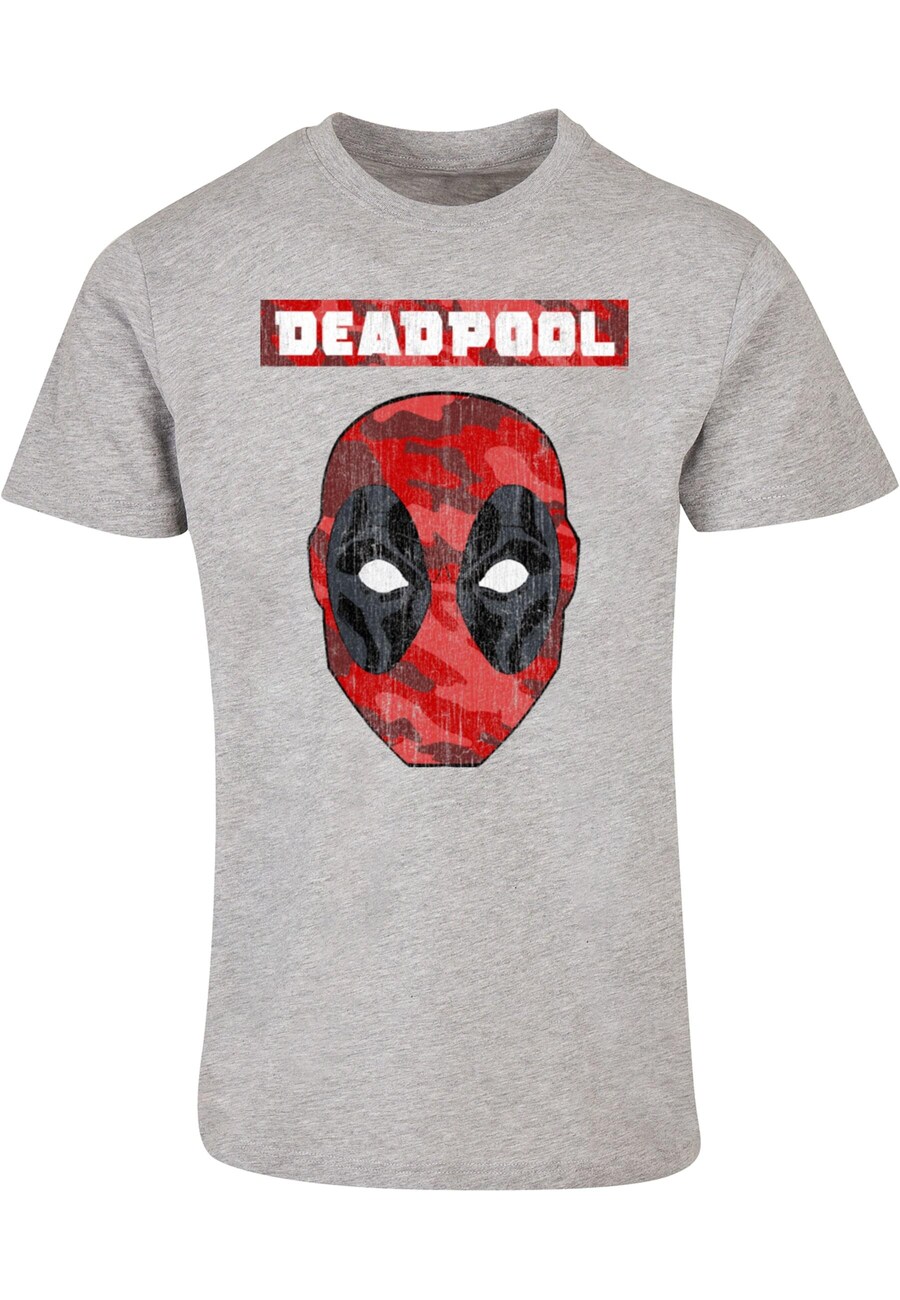 

Классическая футболка ABSOLUTE CULT Shirt Deadpool - Camo Head, цвет dark grey/mottled grey