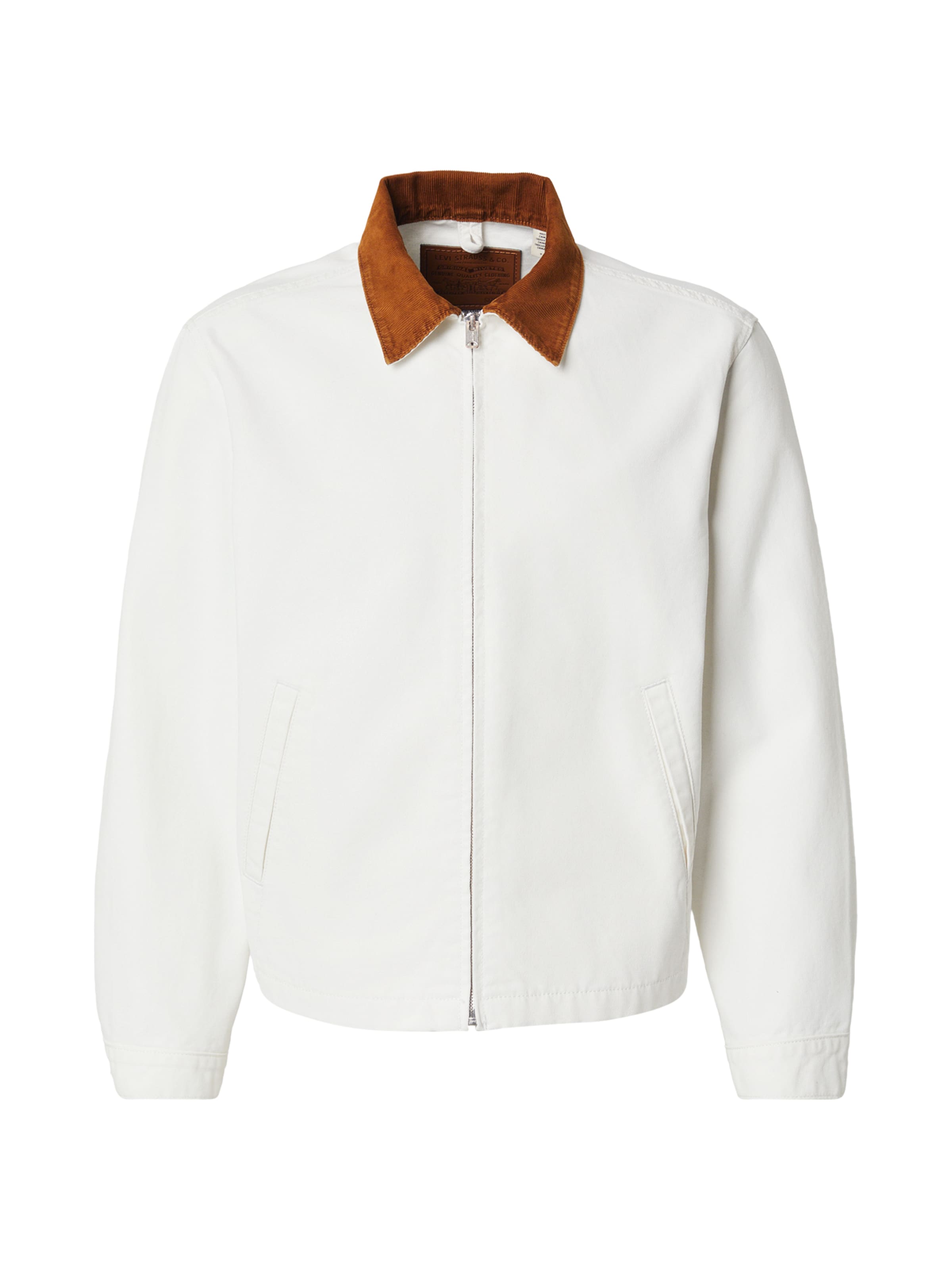 

LEVI'S Межсезонная куртка 'Mechanics Full-Zip Jacket' в белом цвете