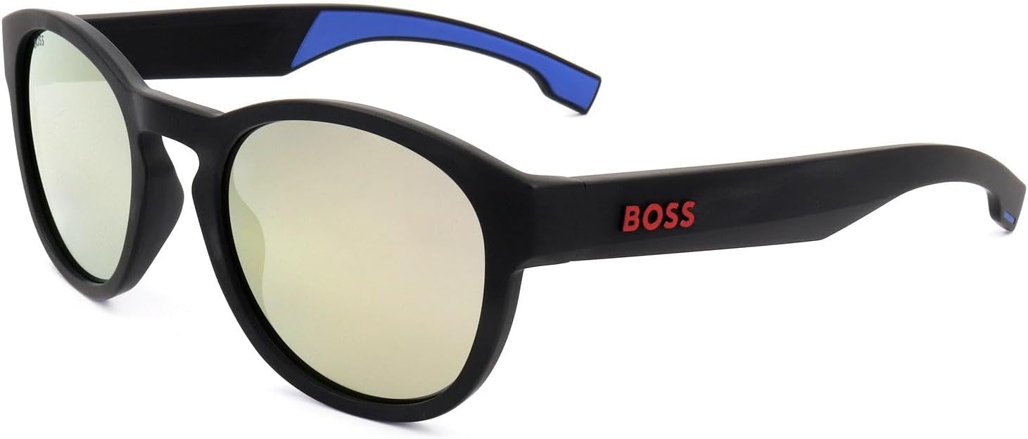 

Hugo Boss Boss 1452/S 0VK солнцезащитные очки матовый черный синий 54/21 MAN