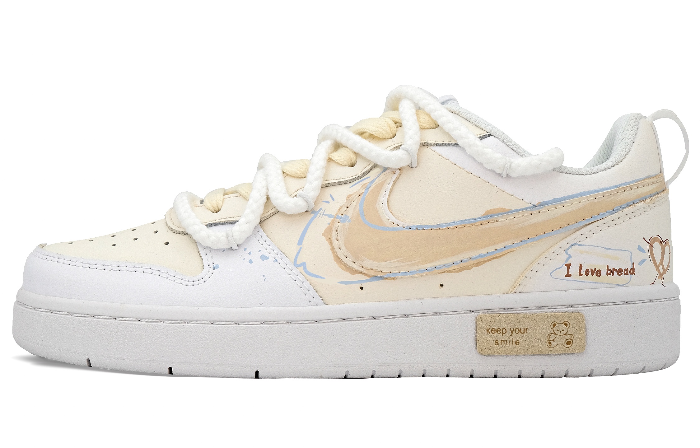 

Кроссовки для скейтбординга Court Borough Butter Small Bag Low top для детей и подростков Nike, желтый