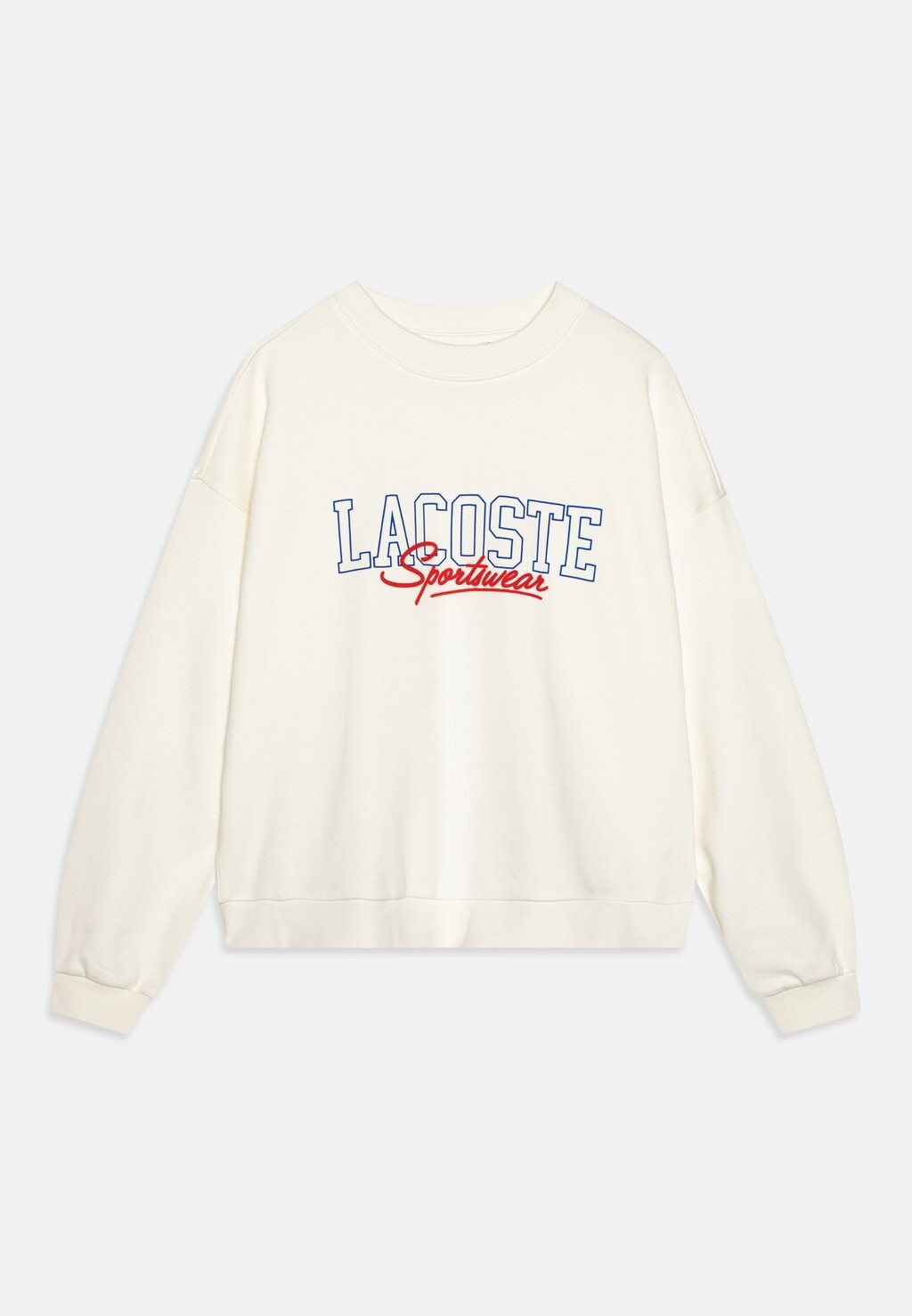 

Толстовка Teen Cropped French Iconics Lacoste, цвет flour