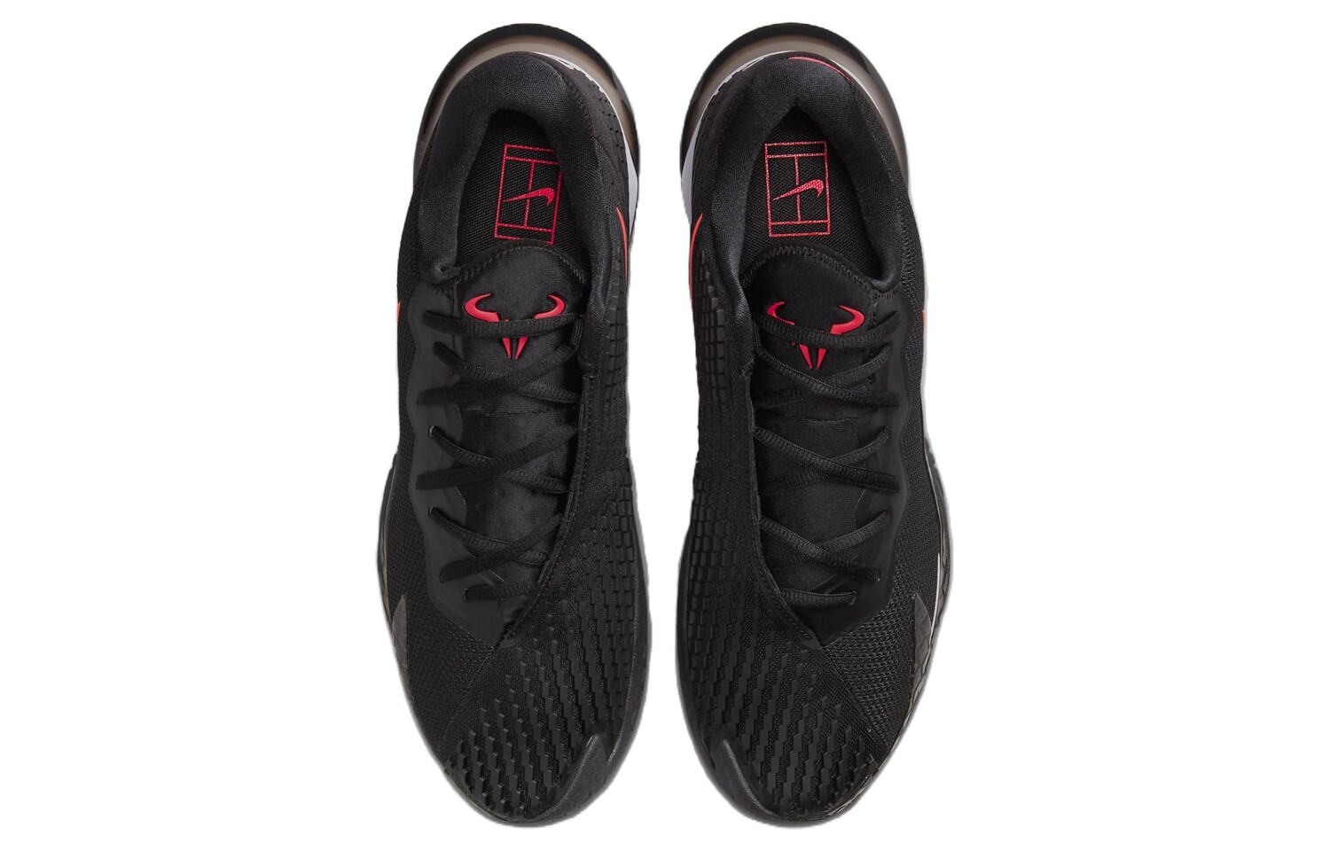 Мужские теннисные кроссовки Nike Air Zoom Vapor Cage 4 Rafa, Black/Red — фото 4