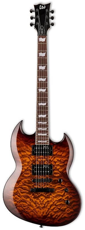 

Электрогитара ESP LTD Viper-256 Electric Guitar - Dark Brown Sunburst