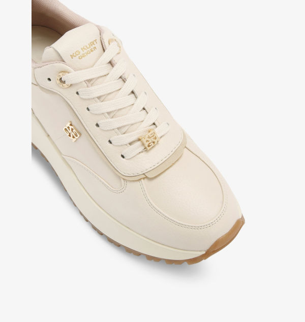 Низкие кроссовки Louisa из искусственной кожи Kg Kurt Geiger, бежевый — фото 4