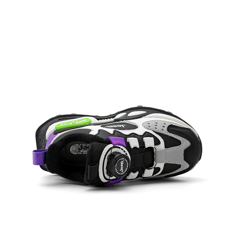 Jeep Кроссовки low top Running Shoes черные с фиолетовым для детей — фото 3