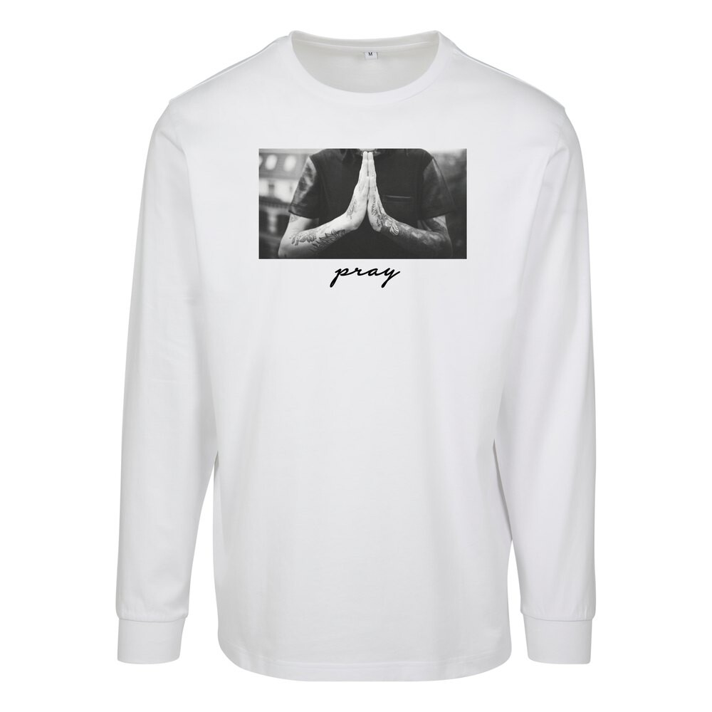 

Лонгслив Mister Tee Urban Classics Pray, белый