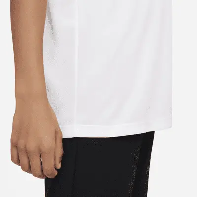 Поло Nike Dri-FIT Victory, белый/черный — фото 4